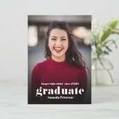 Ankündigung eines modernen Minimal-Foto-Abschlusse (Stehend Vorderseite)