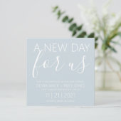 Ankündigung eines neuen Hochzeitstages (Stehend Vorderseite)