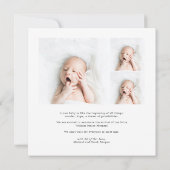 Ankündigung eines neutralen Fotos für das moderne (Rückseite)