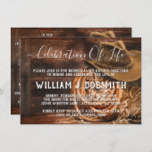 Ankündigung eines rustikalen Cowboy-Hat-Gedenkens (Vorne/Hinten)