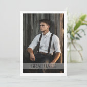 Ankündigung eines rustikalen Retro-Fotos (Stehend Vorderseite)