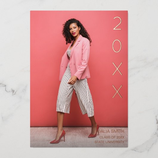 Ankündigung eines Schuljahrgangs für Schulabbrüche (Vorderseite)