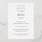 Ankündigung eines Schuljahrgangs für Schulabbrüche (Rückseite)