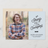 Ankündigung eines starken und mutigen Abschlusses (Vorne/Hinten)