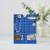 Ankündigung eines veterinärmedizinischen Graduates (Stehend Vorderseite)