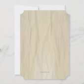 Ankündigung/Einladung des Golden Sash Foto Abschlu Einladung (Rückseite)