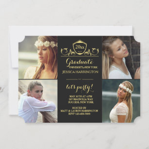 Ankündigung/Einladung des regulären Graduate 4 Fot Einladung