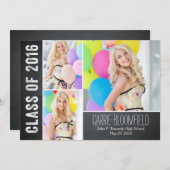 Ankündigung/Einladung des rustikalen Abschlusses C Einladung (Vorne/Hinten)