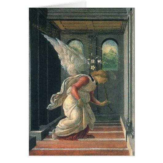 Ankündigung (Engeldetails) von Sandro Botticelli (Vorne)