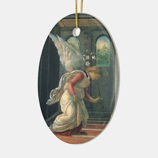 Ankündigung (Engeldetails) von Sandro Botticelli Keramik Ornament (Links)