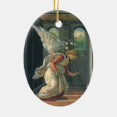 Ankündigung (Engeldetails) von Sandro Botticelli Keramik Ornament (Hinten)