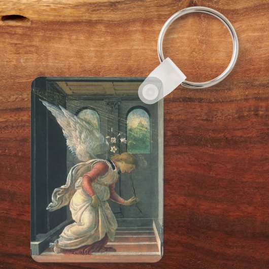 Ankündigung (Engeldetails) von Sandro Botticelli Schlüsselanhänger (Rückseite)