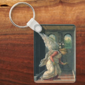 Ankündigung (Engeldetails) von Sandro Botticelli Schlüsselanhänger (Vorderseite)