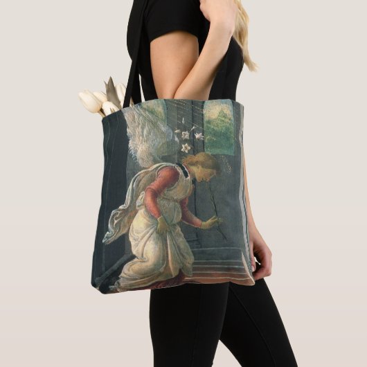 Ankündigung (Engeldetails) von Sandro Botticelli Tasche (Von Nahem)