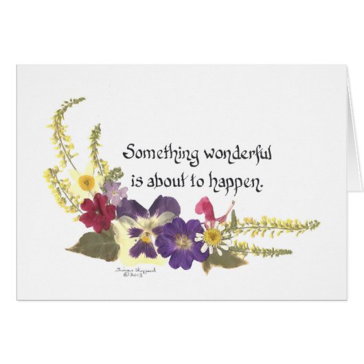 Ankündigung etwas Besonderes oder Spirituosenkarte (Vorderseite (Horizontal))