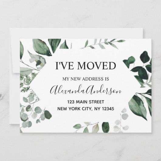 Ankündigung Eukalyptus Greenery (Vorderseite)