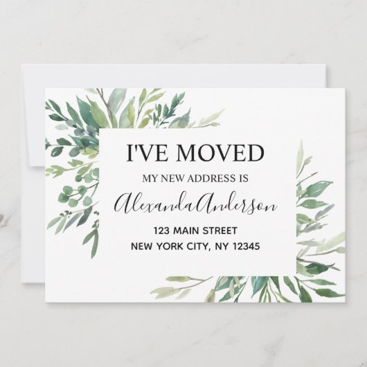 Ankündigung Eukalyptus Greenery (Vorderseite)