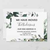 Ankündigung Eukalyptus Greenery Postcard (Vorderseite)