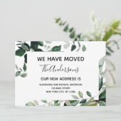 Ankündigung Eukalyptus Greenery Postcard (Stehend Vorderseite)