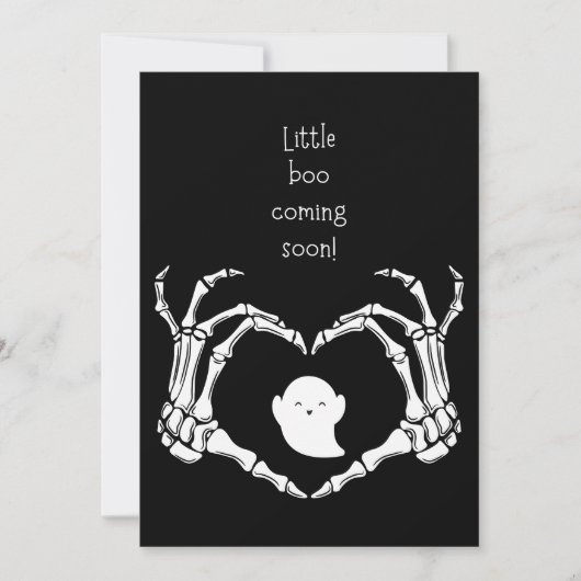 Ankündigung Funny Pregnancy Kleiner Bogen kommen (Vorderseite)