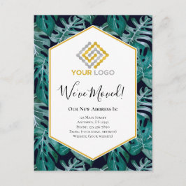 Ankündigung für den Geschäftsverkehr Postkarte