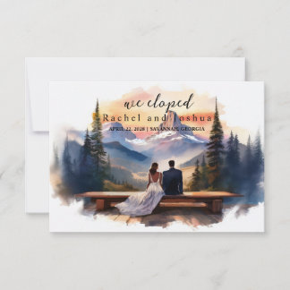 Ankündigung für eine heimliche Hochzeit Ankündigun