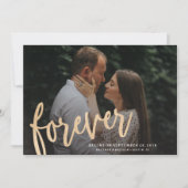 Ankündigung für ewig Save the Date Foto (Vorderseite)