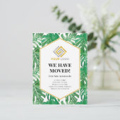 Ankündigung für tropische Unternehmen Postkarte (Stehend Vorderseite)