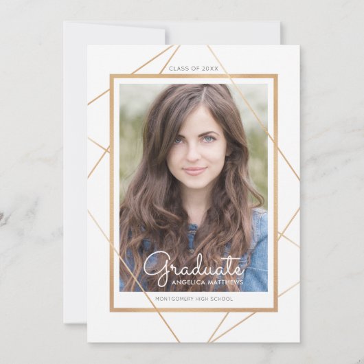 Ankündigung geometrischer Abschlüsse (Vorderseite)