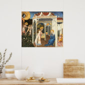 Ankündigung - Giovanni di Paolo Kunstposter Poster (Küche)