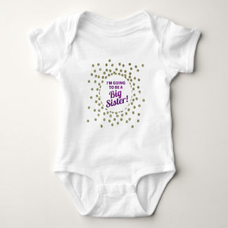 Ankündigung großer Schwester Baby Strampler