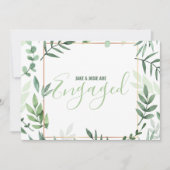 Ankündigung grüner Blätter (Vorderseite)