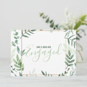 Ankündigung grüner Blätter (Stehend Vorderseite)