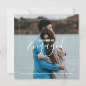 Ankündigung Ihrer Foto-Verlobung (Vorderseite)