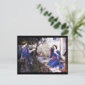 Ankündigung im Garten Postkarte (Stehend Vorderseite)