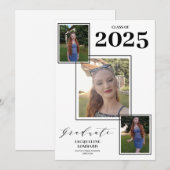 Ankündigung mehrerer Fotos Abschluss (Vorne/Hinten)