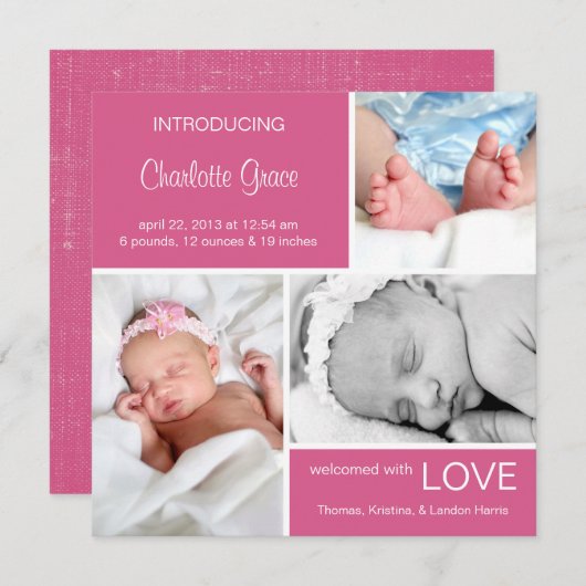 Ankündigung mehrerer Fotos//Fuchsia Pink (Vorne/Hinten)