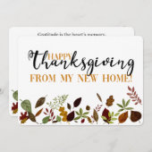 Ankündigung meiner neuen Zuhause Erntedank-Adresse (Vorne/Hinten)