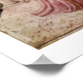 Ankündigung mit St. Dominic von Fra Angelico Poster (Ecke)