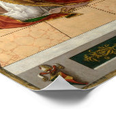 Ankündigung mit St. Emidius, 1486 Poster (Ecke)