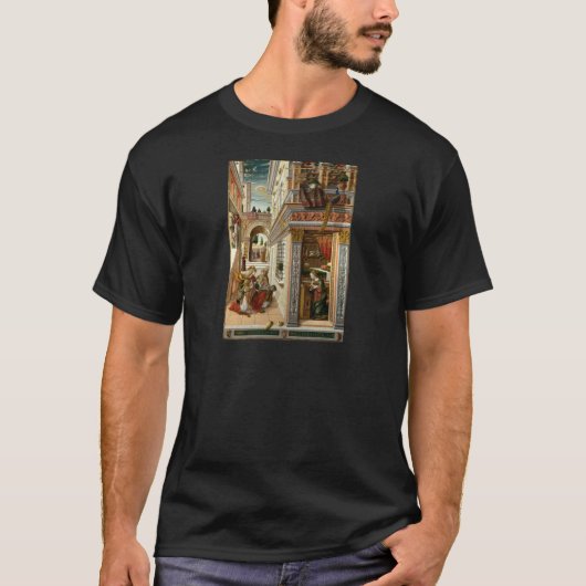Ankündigung mit St. Emidius, 1486 T-Shirt (Vorderseite)