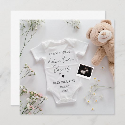 Ankündigung moderner Adventure Pregnancy (Vorne/Hinten)