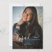 Ankündigung moderner Foto Script Abschluss (Vorderseite)