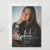 Ankündigung moderner Foto Script Abschluss (Vorderseite)