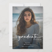 Ankündigung moderner Foto Script Abschluss (Vorderseite)