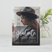 Ankündigung moderner handgeschriebener Abschlüsse (Stehend Vorderseite)