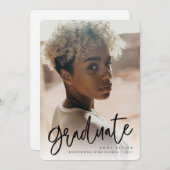 Ankündigung moderner handgeschriebener Script-Absc (Vorne/Hinten)