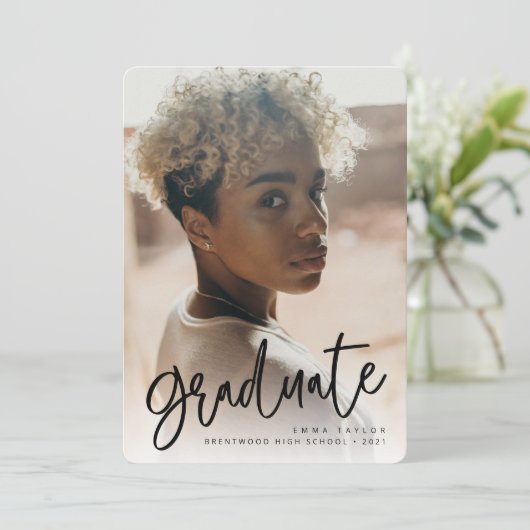 Ankündigung moderner handgeschriebener Script-Absc (Stehend Vorderseite)