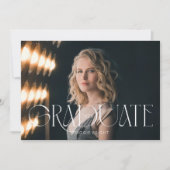 Ankündigung moderner Hochschulabsolventen (Vorderseite)