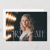 Ankündigung moderner Hochschulabsolventen (Vorne/Hinten)